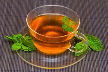 Sticker - tea with mint