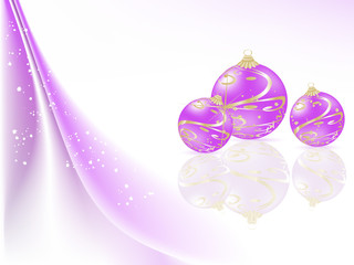 Sticker - Violet christmas