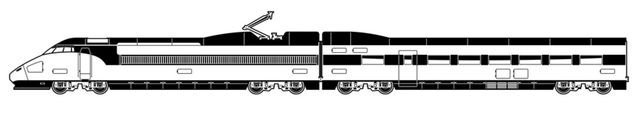 Poster - high-speed train