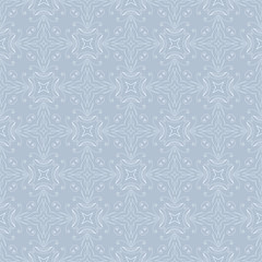 Aufkleber - Seamless wallpaper with floral ornament