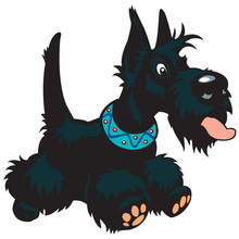 Cartoon Scottish Terrier