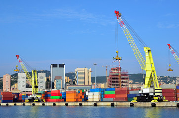 porto di genova e containers