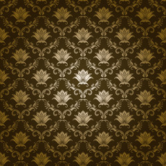 damask seamless floral pattern