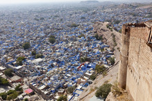 Jodhpur The "Blue City" In Rajasthan, India.