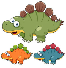  illustration of Cartoon dinosaur
