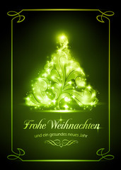 Sticker - Christmas card, Weihnachtskarte