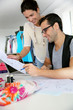 © goodluz - Fashion designers working on creation in workshop