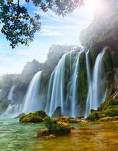 BanGioc Waterfall In Vietnam