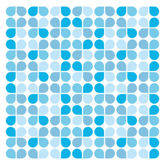 Obraz na płótnie niebieska mozaika
