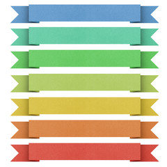Wall Mural - header origami tag recycled paper .