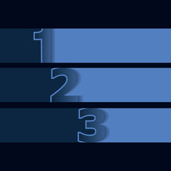 header or banner design - numbers