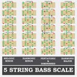 5 string bass melodic minor scale