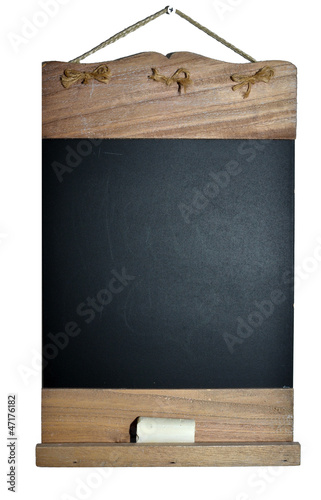 Eine Alte Tafel Mit Kreide Hangt An Der Wand Buy This Stock