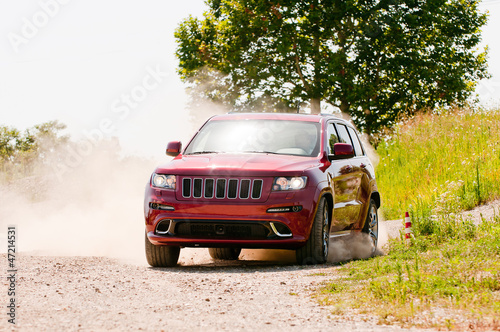 Obraz w ramie Car in off-road