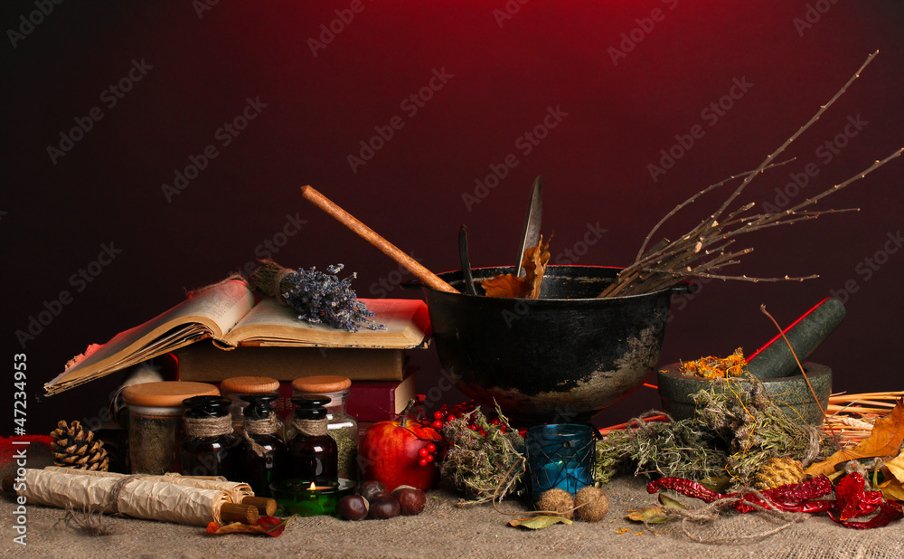 Scary halloween laboratory