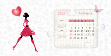Calendar For 2013, February