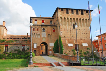 Poster - Italy, the Este Castle in the city of Lugo