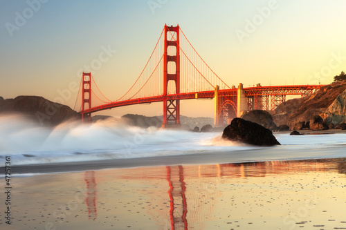 Plakat Most Golden Gate w San Francisco