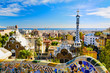 Leinwandbild Motiv Park Guell in Barcelona, Spain