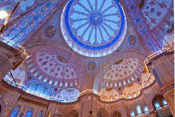 The Blue Mosque, Istanbul, Turkey.