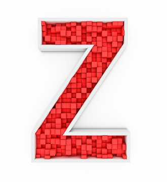 Red letter Z