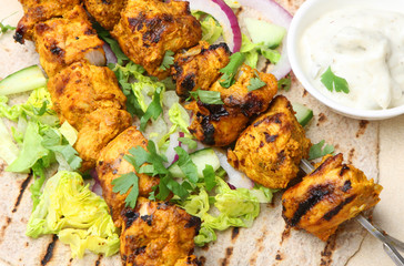 Chicken Tikka Chapatti Wrap