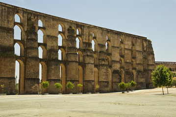 Wall Mural - Aqueduct in Elvas, Portugal