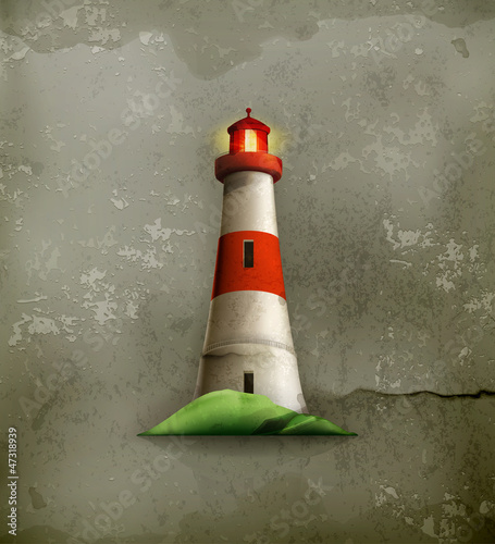 Lighthouse, old-style