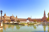 Fototapeta Niebo - Plaza de espana Seville, Andalusia, Spain, Europe