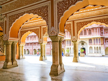 Chandra Mahal In City Palace, Jaipur, India.