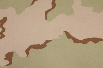 Wall Mural - US three color desert camouflage fabric texture background