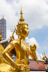 garuda and Architecture of Wat Phra Kaeow Temple, bangkok, Thail