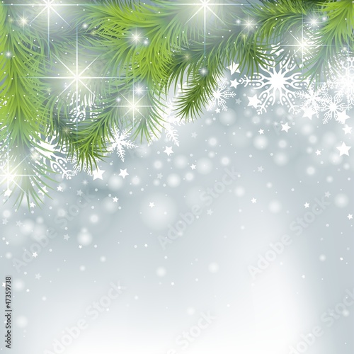 Winter Background - Christmas Illustration