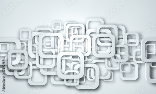 streszczenie-3d-biale-tlo-zaokraglone-sqares