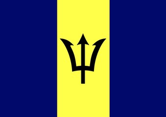 Wall Mural - Barbados Flag