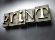 © leszekglasner - Print concept, vintage letterpress text