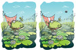 Frog Having Fun ... 10 Differences ... solution hidden layer