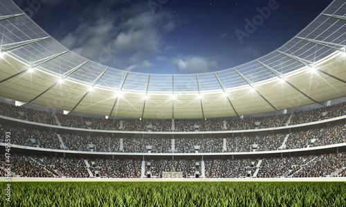 Naklejka - mata magnetyczna na lodówkę Stadion 2