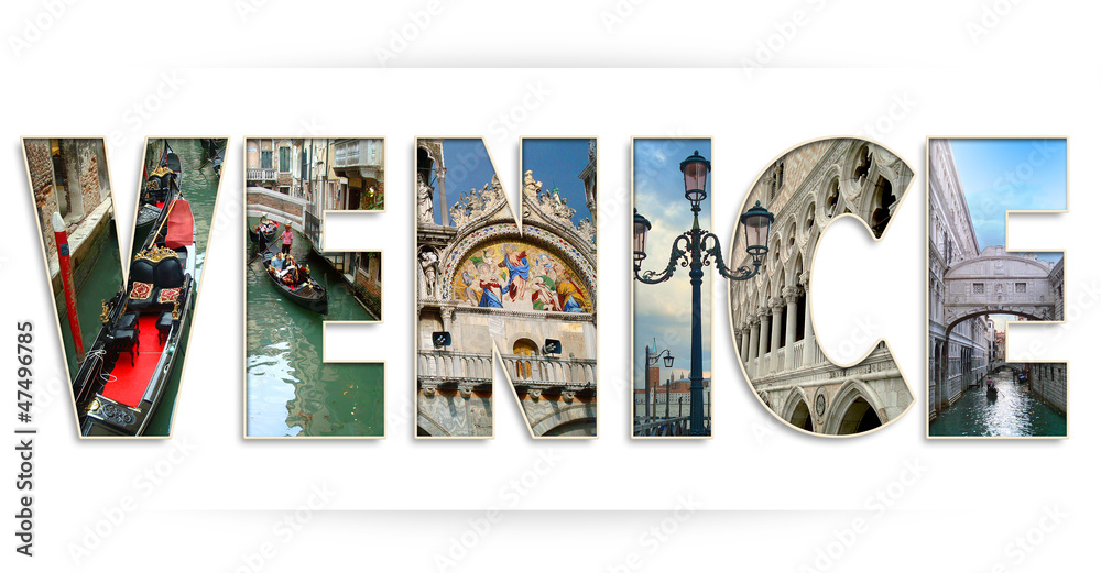 Obraz na płótnie Wenecja-logotyp w salonie