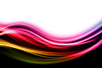 Fototapete - Abstract elegant wave background design with space for your text