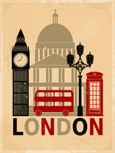 Vintage London Poster