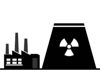 Sticker - Centrale nucléaire