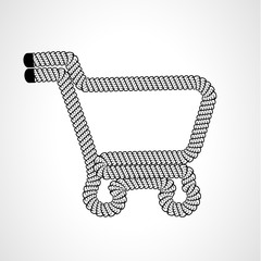 Poster - shopping cart item - shopping trolley