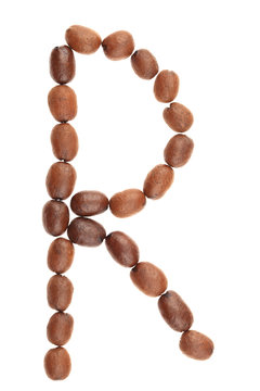 Coffee Beans Letter