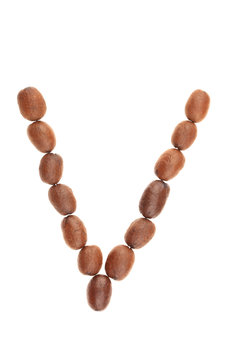 Coffee Beans Letter