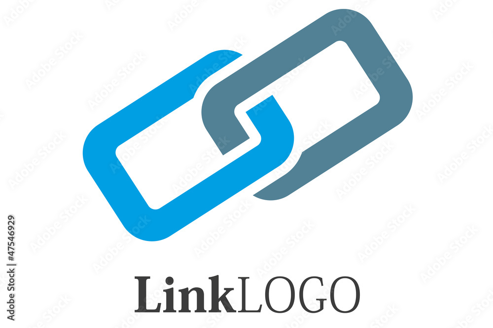 Link logo Stock Vector | Adobe Stock