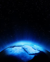 middle east at night