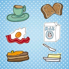 Sticker - Food Icons