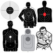Set of 6 Vector Shooting Targets
