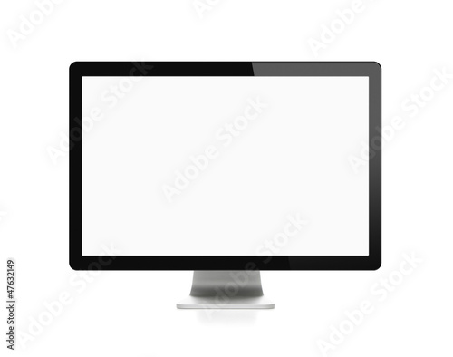 Fotografie, Obraz Blank computer monitor with clipping path for the screen